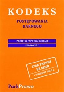 Kodeks postępowania karnego Przepisy wprowadzające. Skorowidz. polish usa