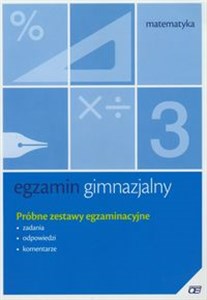 Egzamin gimnazjalny Matematyka Próbne zestawy egzaminacyjne to buy in USA