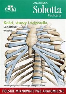 Anatomia Sobotta Flashcards Kości stawy i więzadła Polskie mianownictwo anatomiczne pl online bookstore