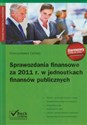 Sprawozdania finansowe za 2011 r w jednostkach finansów publicznych - Mieczysława Cellary
