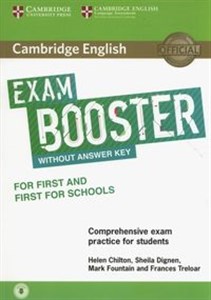 Cambridge English Exam Booster for First and First for Schools with Audio  Comprehensive Exam Practice for Students polish usa