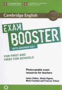 Cambridge English Exam Booster for First and First for Schools with Answer Key with Audio Photocopiable Exam Resources for Teachers Polish bookstore