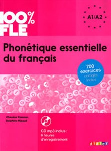 100% FLE Phonétique essentielle du français niv. A1/A2 - Livre + CD in polish