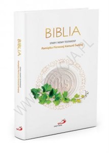 Biblia stary i nowy testament pamiątka pierwszej komunii świętej books in polish