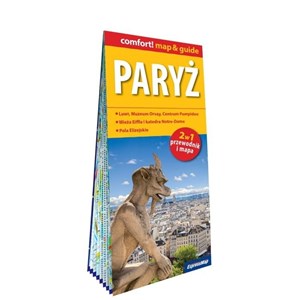 Paryż laminowany map&guide 2w1 przewodnik i mapa online polish bookstore