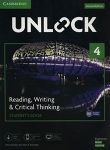 Unlock 4 Reading, Writing, & Critical Thinking Student's Book Mob App and Online Workbook w/ Downloadable Video polish usa