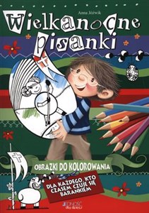 Wielkanocne pisanki Obrazki do kolorowania dla każdego, kto czasem czuje się barankiem.  