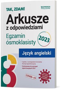 Tak zdam Arkusze z odpowiedziami Język angielski Egzamin ósmoklasisty Polish bookstore