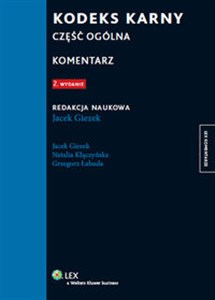 Kodeks karny Część ogólna Komentarz - Polish Bookstore USA