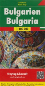 Bułgaria mapa drogowa 1:400 000  