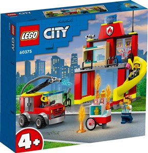 LEGO City Remiza strażacka i wóz strażacki 60375 books in polish