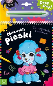 Niezwykłe pieski Zdrapywanka z rysikiem  