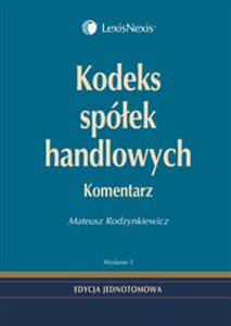 Kodeks spółek handlowych Komentarz Canada Bookstore