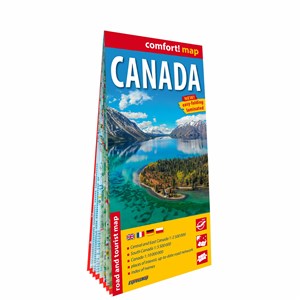Kanada Canada laminowana mapa samochodowo-turystyczna 1:2 500 000 polish books in canada