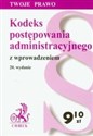 Kodeks postępowania administracyjnego  Bookshop