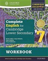 Complete English for Cambridge Lower Secondary Student Workbook 7: For Cambridge Checkpoint and beyond (Complete English for Cambridge Secondary) - Tony Parkinson, Alan Jenkins