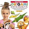 Moje pierwsze Origami Zwierzęta 10 łatwych do wykonania wzorów 10 kolorowych papierów 122 nalepki 