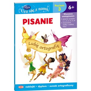 Disney Ucz się z nami Wróżki Pisanie UDB16 Polish bookstore