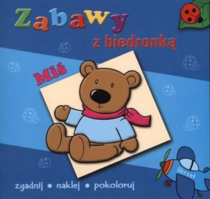 Zabawy z biedronką Miś zgadnij naklej pokoloruj to buy in USA