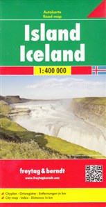 Islandia mapa 1:400 000 in polish