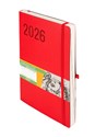 Kalendarz 2026 Impresja B5 DNS czerwony  polish usa