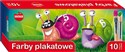 Farby plakatowe Mona 20 ml 10 intensywnych kolorów - 