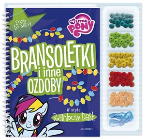 My Little Pony Bransoletki i inne ozdoby w stylu Rainbow Dash Polish bookstore