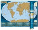 Mapa zdrapka - Świat/The Word 1:50 000 000 w.ang  