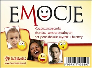Emocje Rozpoznawanie stanów emocjonalnych na podstawie wyrazu twarzy Karty Canada Bookstore