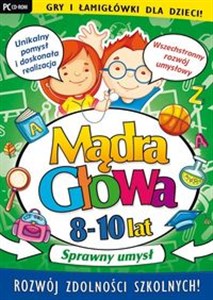 Mądra Głowa 8-10 lat Junior na medal Gry i łamigłówki dla dzieci online polish bookstore