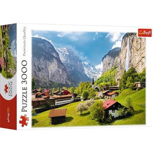 Puzzle Lauterbrunnen, Szwajcaria 3000 