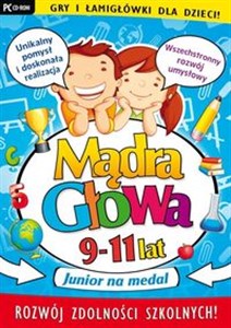 Mądra Głowa 9-11 lat Sprawny umysł Gry i łamigłówki dla dzieci - Polish Bookstore USA