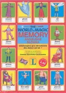 The world of magic Memory angielskie słówka edukacyjna gra obrazkowa dla dzieci od lat 7 books in polish