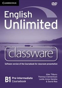 English Unlimited Pre-intermediate Classware DVD Bookshop