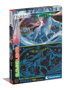 Puzzle 104 glowing Frozen 2 27548 buy polish books in Usa