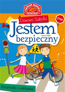 Domowa szkoła Jestem bezpieczny Książeczka z naklejkami Polish Books Canada