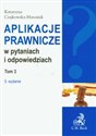Aplikacje prawnicze w pytaniach i odpowiedziach Tom 3 polish books in canada