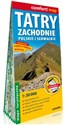 Tatry Zachodnie polskie i słowackie laminowana mapa turystyczna 1:30 000 polish usa