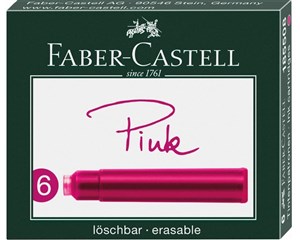 Naboje krótkie różowe 6szt FABER CASTELL to buy in USA