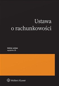 Ustawa o rachunkowości Przepisy  Polish bookstore