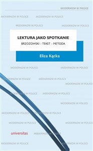 Lektura jako spotkanie Brzozowski - tekst - metoda  