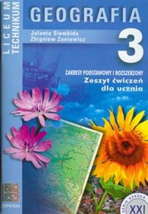 Geografia 3 Zeszyt ćwiczeń Zakres podstawowy i rozszerzony Liceum, technikum chicago polish bookstore