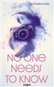 No one needs to know  Canada Bookstore