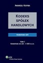 Kodeks spółek handlowych Komentarz t.1/2 - Polish Bookstore USA