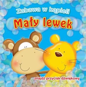 Mały lewek Zabawa w kąpieli znajdź przycisk dźwiękowy 