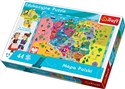 Puzzle edukacyjne 44 Mapa Polski -  books in polish