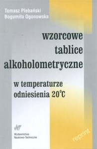 Wzorcowe tablice alkoholometryczne polish books in canada