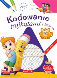 Kodowanie trójkątami z kotkiem Polish bookstore