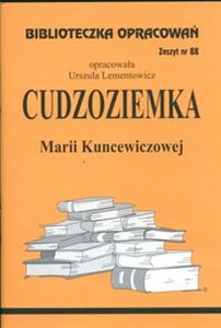 Biblioteczka Opracowań Cudzoziemka Marii Kuncewiczowej Zeszyt nr 88 polish books in canada