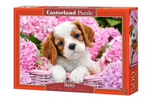 Puzzle Pup in Pink Flowers 500 to buy in Canada